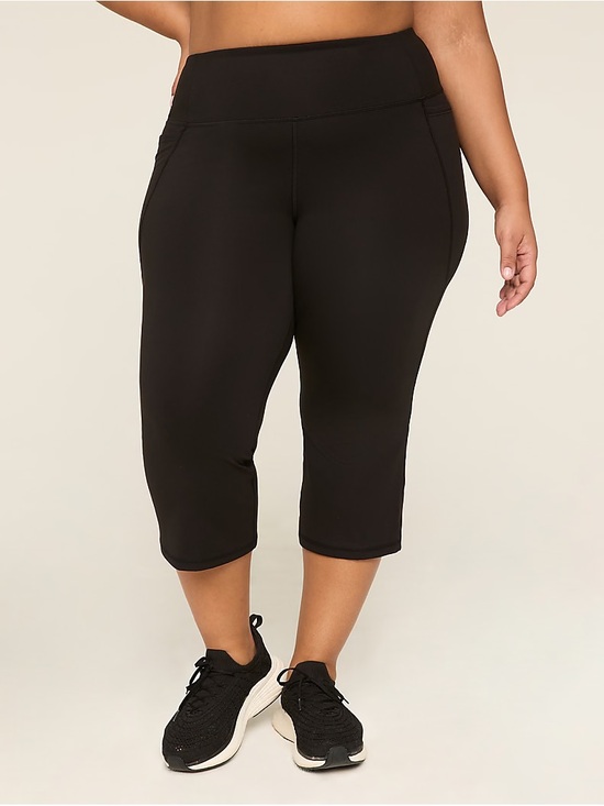 Lane Bryant Pants - Lane Bryant LIVI Signature Stretch Bootcut Capri, 18/20, Black